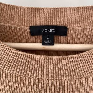 J.Crew camel crewneck